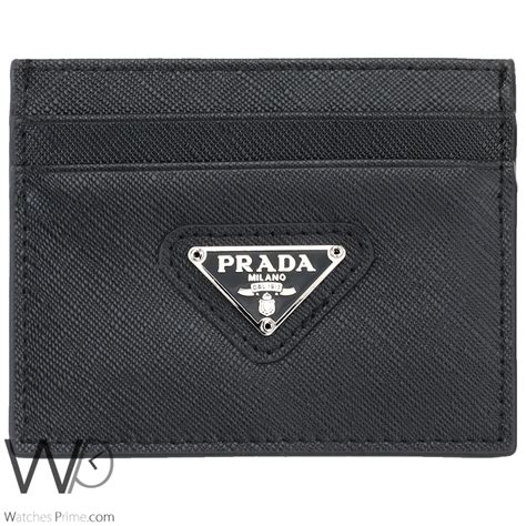 fake mens prada wallet|Prada card holder for men.